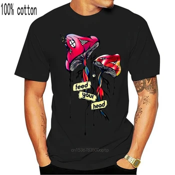 T-Shirt Trippy Magiske Svampe Shrooms Psykedelisk Lsd Dmtswag 2020 Mænd Mode O-Hals Brand til Mænd t-Shirts