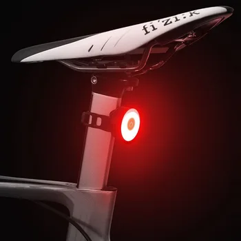 Cykel baglygte USB-Genopladelige IPX8 Vandtæt Cykel Lys For MTB Hjelm Pack Taske Hale-Lys 5 Modeller Cykling Baglygte