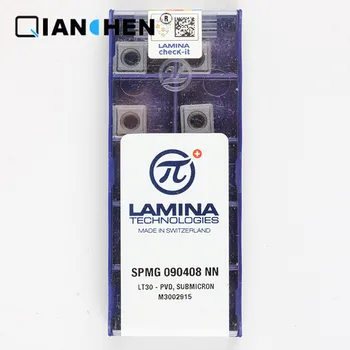 Ægte original høj kvalitet high-performance LAMINA SPMG 090408 NN LT30 (10stk/masse) Hårdmetal Skærende værktøjer skær