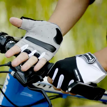 Halv Finger Cykling Handsker Anti-Slip Gel Cykel Ridning Handsker Anti Slip MTB Road Mountainbike Handsker Anti-Shock Sport Handske