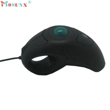 Mosunx computerudstyr 2.4 GHz USB-Kablet Håndholdt Mus Finger ved Hjælp af Optiske trackball Mus 1000 DPI Gaming Mus Jun24