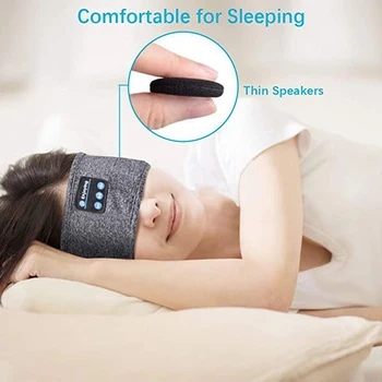 Trådløse Bluetooth Hovedtelefoner Hovedbøjle Sports Yoga Fitness Kører Vandring Stereo Hovedtelefon Sove Headset Tørklæde Musik Hovedbøjle
