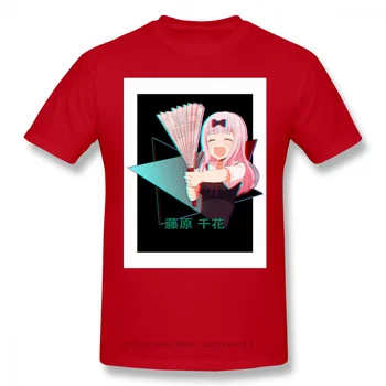 Chika Casual t-shirt Mænd Tøj Hot Salg Kaguya Sama Kærlighed Er Krig Miyuki Fujiwara Animationsfilm Bomuld O-Neck T-shirts 2020