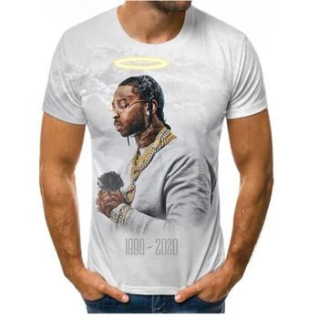 Hot salg Pop Røg skjorte ny konto 3D printet stil 2021 sommer cool T-shirt casual t-shirts hip hop streetwear t-shirt