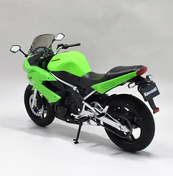 Welly 1:10 Kawasaki Ninja 650R Trykstøbt Motorcykel Cykel Model Toy Ny I Æske