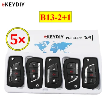 5pcs/masse KEYDIY B-serien B13-2+1 2+1 knap universal KD fjernbetjening til KD200 KD900 KD900+ URG200 KD-X2 mini-KD