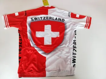 Schweiz trøje mænd sommeren åndbar road bike wear cykling tøj sæt racing cykel tøj mtb Ropa Ciclismo
