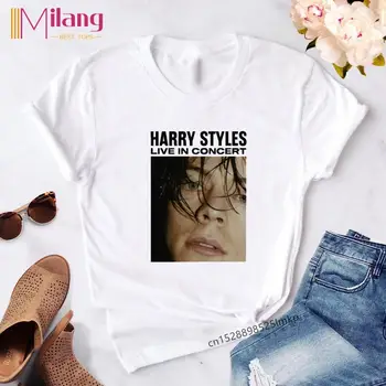 Harry styles t-shirt, top Casual kawaii kvinder tee shirts tøj ulzzang koreanske 90'erne 2019 harajuku kvindelige grafisk femme sommer