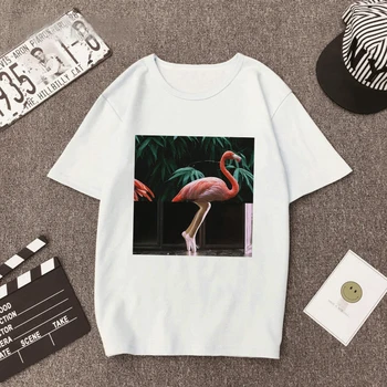 T-shirts Kvinder Billedet T-Shirt Sommer Toppe Kawaii Udskrivning Serie Kort-langærmet hvid tShirt Streetwear Oversize Top tee Tøj