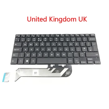 Bærbar OS RU UK Keyboard Til DELL For Inspiron 5368 5378 7375 7460 5568 7560 7569 7572 5370 7370 7373 7573 0X0HPR Rusland engelsk
