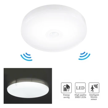 LED loftslampe Flush Monteret Indretning Hjem Lampe 12W/18W PIR Sensor Infrarød Menneskelige Krop, Bevægelse Induktion + Lys Kontrol Lys