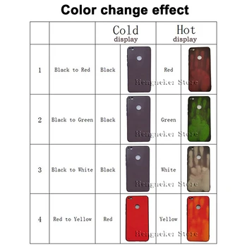 For Xiaomi Redmi Note 5 tilfælde,TPU Termisk induktion farveskift Monteret Tilfældet for Xiaomi Mi Spille 8 Lite Redmi 7 K20 Note 6 Dække