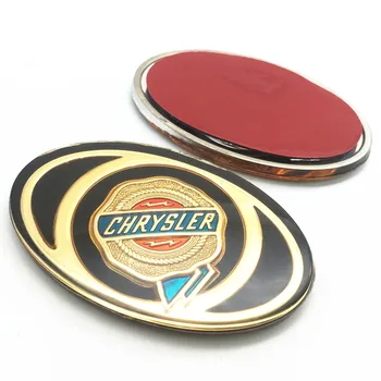 Høj kvalitet Akryl Chrysler 300C Mopar Bil Front Grill Bonnet Logo Badge Decal Køretøj Tilpassede Klistermærker ophæng Logo