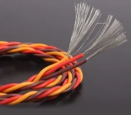 DIY Futaba Farve 22# 22AWG Servo Udvidelse Kabel - / Snoet Ledning 100 M uden Stik