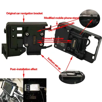 Nye Motorcykel Telefon Navigation Beslag USB-Opladning Til BMW R1250GS R1200GS LC POBJ F700GS F800GS F750GS For Honda CRF1000L