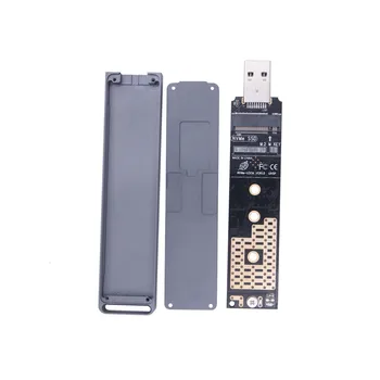 M2 SSD Tilfælde NVME Kabinet M. 2 til USB-TYPE-A 3.1 SSD-Adapter til NVME PCIE-M-Tasten NGFF SATA-B-Tasten SSD Disk Drev, M. 2 SSD-Sag