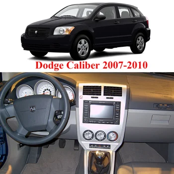 Eastereggs For Dodge Caliber 2007-2010 2.5 D-10.1 Tommer Android 10 AM/FM RDS DSP-Car Multimedia Afspiller Lyd FM-BT GPS-Navigation