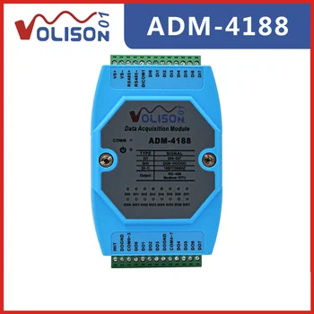 ADM-4188 8 digitale indgange, 8 digitale udgange 8DI / GØRE erhvervelse modul RS485 MODBUS