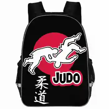 Kampsport Judo Rygsæk Taekwondo, Karate, Aikido Jeet Kune Do Dyr, Kvinder, Mænd, Drenge, Piger, Børn, Teenager Skoletasker Mochila Bolsa
