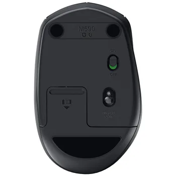 Logitech M590 multi-enhed, mute wireless mouse hjem kontor Youlian 1000 DPI Bluetooth mus Til PC Desktop, Laptop
