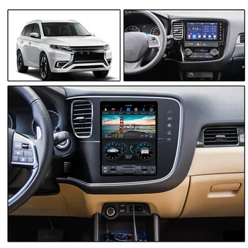 Android 9 Tesla Style Bil, CD-Radio Lodret Skærm til Mitsubishi Outlander-2018 GPS-Navigation og Multimedie-Afspiller Head unit