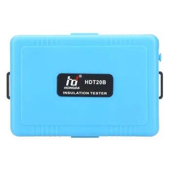 HD HDT20B isolationsmodstand Tester Meter Megohmmeter Voltmeter 2500V w/ LCD-Baggrundslys