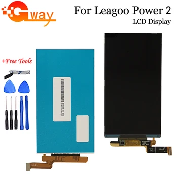 Testet For Leagoo Power 2 LCD Display + Touch Screen Digitizer Assembly 1280x720 Udskiftning + Værktøjer Til Leagoo Power2 LCD -