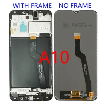 Engros 10 stk/masse til Samsung A10 LCD-M10 skærm A105 A105F med touch med stellet Udskiftning af reservedele
