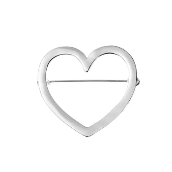 10stk Mode hjertet Brocher Pin Mænd Og Kvinder Geometriske Form, Enkelhed Broche pin-kode