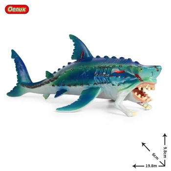 Oenux Ocean Dyr, Fisk Model Simulering SeaLife Coelacanth Tilapia Bas Laks Karper Action Figurer Akvarium Uddannelse Kids Legetøj