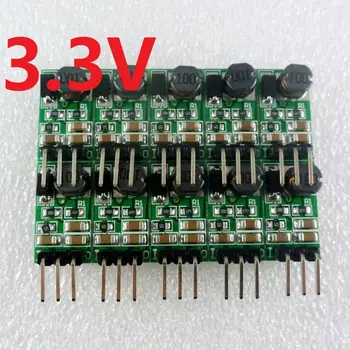 10stk DC DC Step-Down Buck Konverter 5-40V til 3,3 V Voltage Regulator Module for Arduino mini Pro breadboard