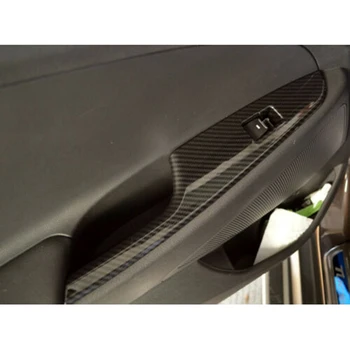 4stk Carbon Fiber Indvendige Klistermærker Vindue Lift-Kontakten Knappen på Panelet Skifte Trim Tilbehør til Hyundai Tucson-2020
