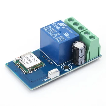 Trådløst internet Relay Switch Module For Smart Home DC 12V AC 220V 7A 25A High Power Self-Lås / Inching Tilstand Mobile Remote Control