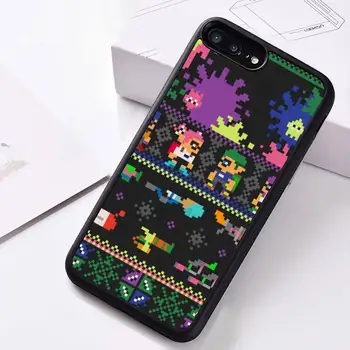 Søde Splatoon spil Telefonen Tilfælde Rubber til iPhone 12 pro max mini-11 pro XS MAX 8 7 6 6S Plus X 5S SE 2020 XR sag