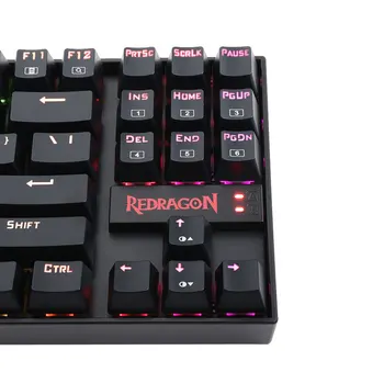 Redragon k552 Mekanisk Gaming tastatur 87 Taster RGB-Baggrundsbelyst Vandtæt Tastatur