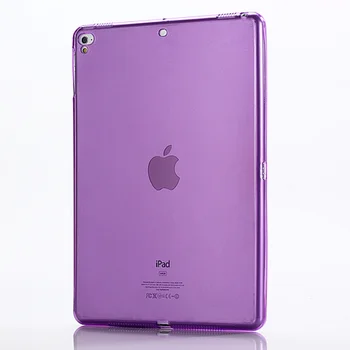 For Stødsikkert Tablet Tilfælde iPad Air 2 etui Beskyttende etui Til iPad 6 iPad6 Air2 9,7 tommer Silicium bagcoveret Candy Farver Shell