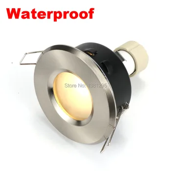 10stk Vandtæt LED Loft Downlight Udendørs IP65 Brusebad Badeværelse Spot LED Forsænket Lys, MR16 GU10 Spot Lampe Stativ 12V, 220V