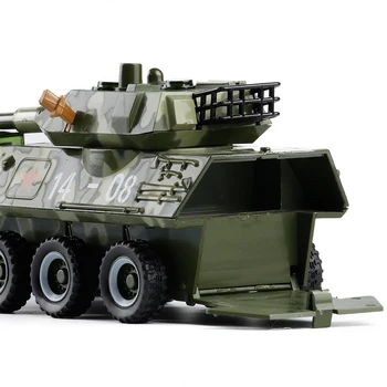 Udsøgt 1:35 8-hjul hjul pansret køretøj tank model,trykstøbning af lyd og lys tilbage kraft militære model,gratis fragt