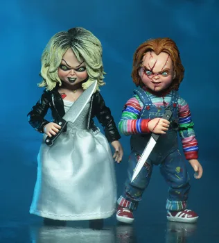 Hot Bride Of Chucky Ultimative Chucky Tiffany Chucky Får Heldig Filmens PVC-Action Figur Samling Legetøj Brinquedos For Gaver 10CM