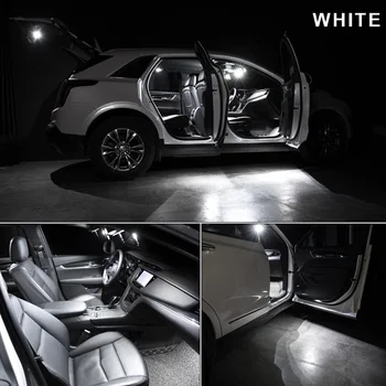 Hvid Canbus-Fejl Gratis LED Pærer Indre Læsning Dome Kort Lys Kit For Seat Leon 1 2 3 Mk1 Mk2 Mk3 1M 1P 5F 1999-2018