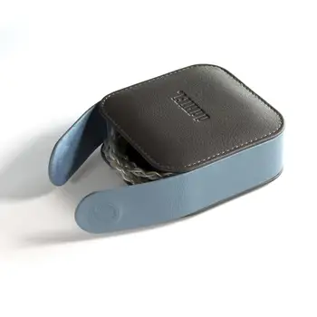 DD ddHiFi C80B Ægte Læder Øretelefon Opbevaring Tilfælde, at Første Lag Okseskind Beskyttende Taske til In-Ear Monitors IEMs