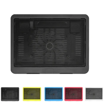 Ultra Tynd Laptop Cooling Pad Justerbar Stå Notebook Ventilator USB Computer Køler Beslag