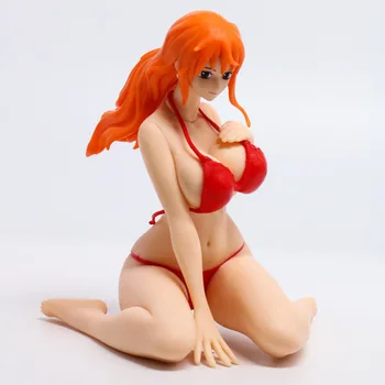 Et Stykke Boa Hancock Nami Sexet Badedragt Sidder Ver. PVC-Action Figur Viser, lange ben Samling Model toy 11-12cm Anime Figur