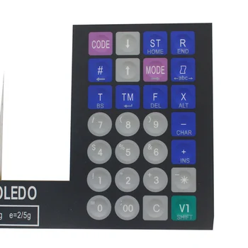 5pcs/masse Kompatibel engelsk Version Tastatur Film for Mettler Toledo 3600 3680 Skala Elektroniske Reservedele