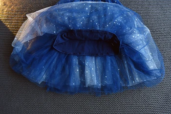 2020 Girls Fashion Prinsesse Kjole stjernehimmel Dress Blue Star børnetøj Kids Kjoler For Piger