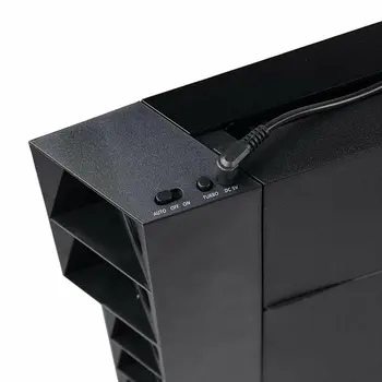 For PS4-konsol, køleskab, ventilator til PS4 eksterne USB-5-fan Temperatur kontrol for Playstation 4 konsol