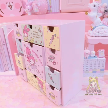 Japansk Animationsfilm Melodi Træ-Æsker, kasser til emballage smykker, slik box lille opbevaringskasser dåser coin øreringe gaveæske