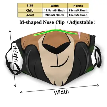 Arret Ansigt, Maske Tilpasset Design Til Voksne Børn Anti Dust Filter Diy Søde Print Vaskbar Maske Ansigtsmaske Lion King Lion