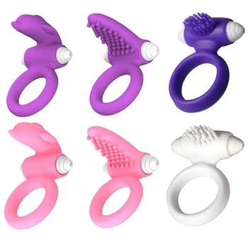 3 Typer Penis forsinkelse ring Vibrator for mænd sex Cock ring-Finger Vibrator sex legetøj for kvindens Klitoris Anillo vibrador Par legetøj