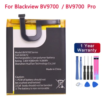 Oprindelige Blackview 4380mAh BV9700 Series Batteri Til Blackview BV9700 / BV9700 Pro Oprindelige Mobiltelefon
